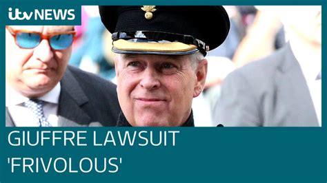 Prince Andrew Asks Court To Dismiss Virginia Giuffres Frivolous