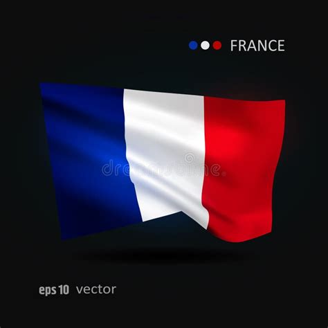 Bandeira Do Vetor De França Ilustração do Vetor Ilustração de