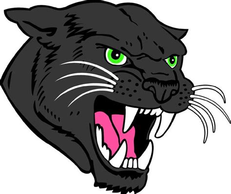 Black Panther Head Mascot