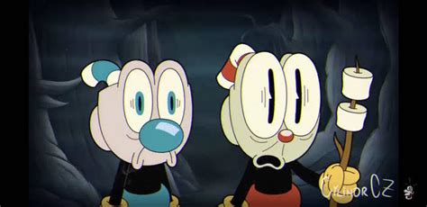 Cuphead Show Cuphead And Mugman Are Afraid By Werewolfverse On Deviantart