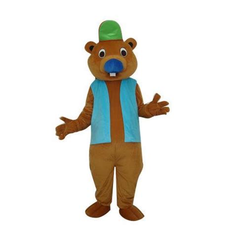 Superb Friendly Beaver Mascot Costume