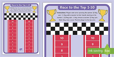 Race To The Top Board Game Profesor Hizo Twinkl