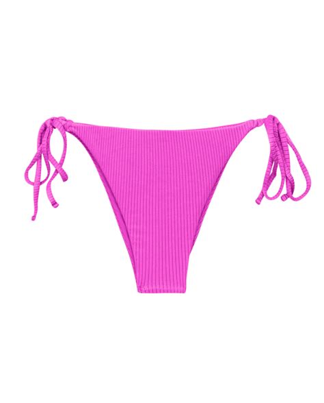 Wi Zane Po Bokach Figi Bikini W Kolorze Magenta Bottom Eden Pink Ibiza