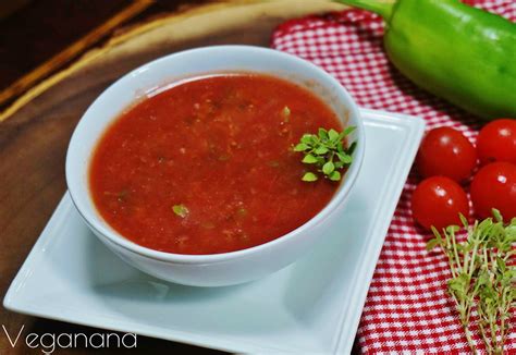 Veganana Sopa De Tomates Manjeric O