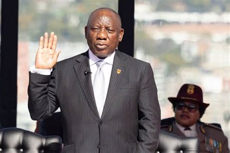 South African President Ramaphosa Sworn In For Second Term Diaspora