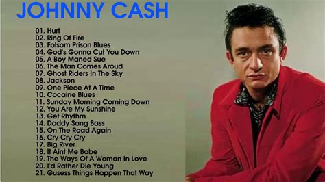 Johnny Cash Greatest Hits Cover Top 30 Best Songs Of Johnny Cash