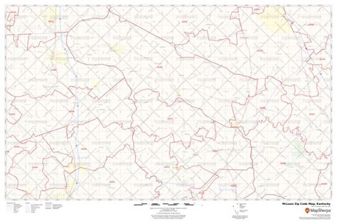 McLean VA Zip Code Map