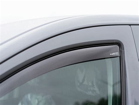 Fits Vw Caddy Mk Genuine Climair Front Wind Deflectors Dark