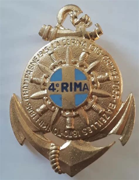 INSIGNE 4 RÉGIMENT d Infanterie de Marine EUR 5 00 PicClick IT