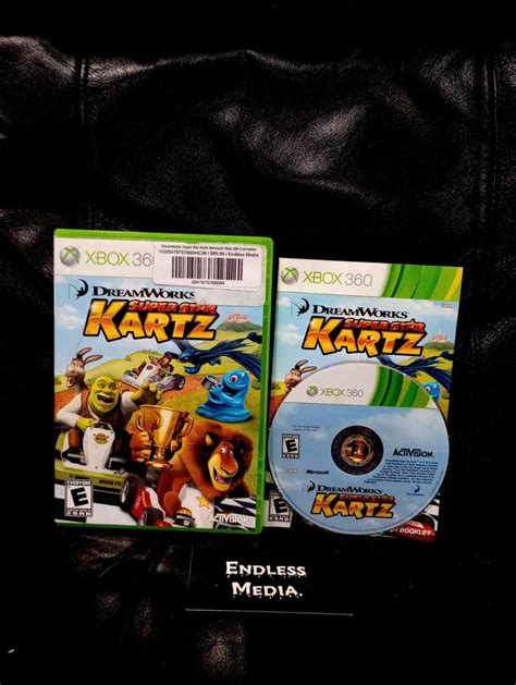 Dreamworks Super Star Kartz Item Box And Manual Xbox