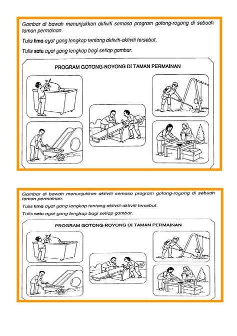 Program Gotong Royong Di Taman Permainan Docx Social Psycology Studocu