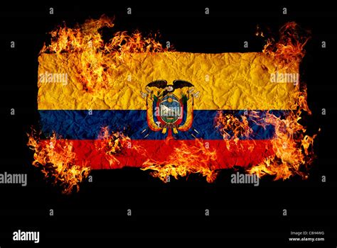 National symbols and flag of Ecuador Stock Photo - Alamy