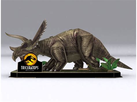 Revell 00242 Puzzle 3d Jurassic World Dominion Triceratops