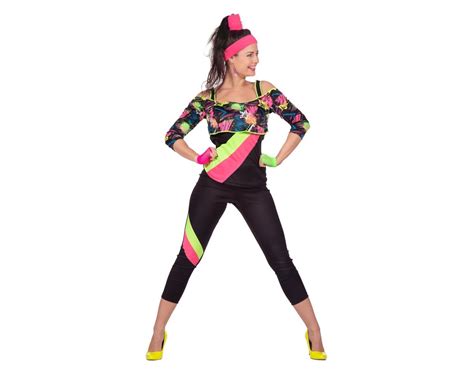 Conjunto Aeróbic 80s Señoras Partywinkel