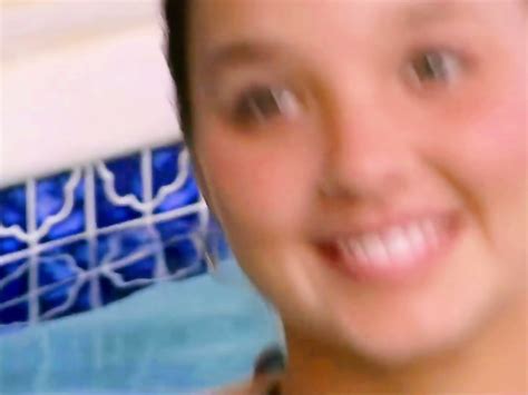 Christina Model Light Blue Brown Flowered Bikini