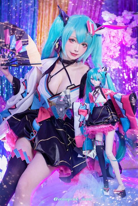 39の日 💛💖💙 ミクミクしてあげるミクドールと一緒に写真撮るは初めて楽しい ミクの日 初音ミク ミクの日 初音ミク Mon夢🐰