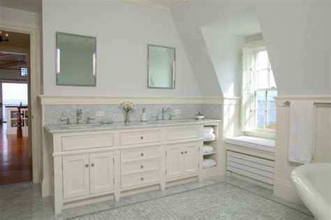 Newburyport Riverside Home Master Bath Traditional Bathroom