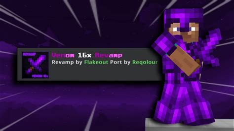 Venom 16x Revamp By Flakeout Texture Pack PvP Mcpe YouTube