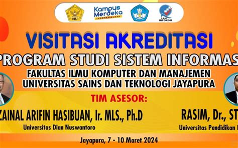 Visitasi Akreditasi Program Studi Sistem Informasi Tahun Ustj