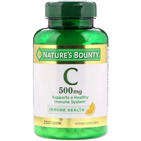 Nature S Bounty Vitamin C 500 Mg Tablets At Rs 2730 00 Hyderabad Id 2852779863462