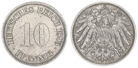 Deutschland Kaiserreich Kaiserreich Pfennig G Au Patina Ma