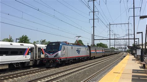 Amtrak And Nj Transit Hd 60fps Afternoon Northeast Corridor Action