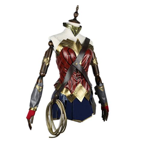 Movie Wonder Woman Princess Diana Cosplay Costume With Free Lasso Of