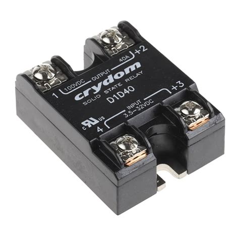 D1D40 Sensata Crydom Sensata Crydom 1 DC Series Solid State Relay