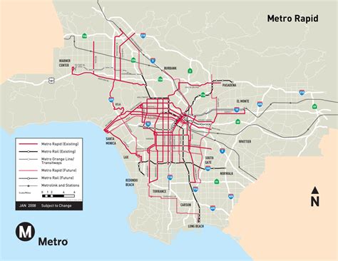 World Maps Library - Complete Resources: Los Angeles Metro Line Maps