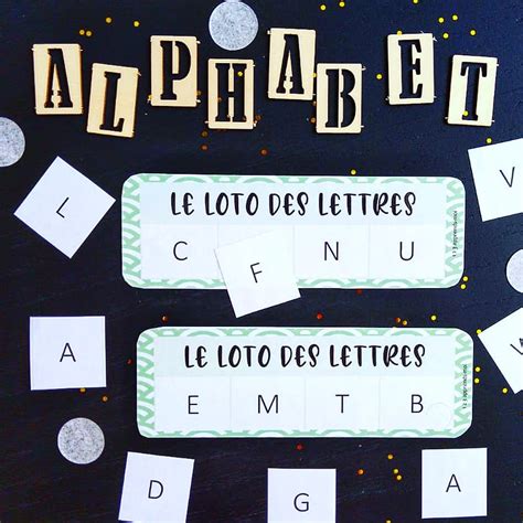 Les Maternelles Loto Des Lettres Capitales