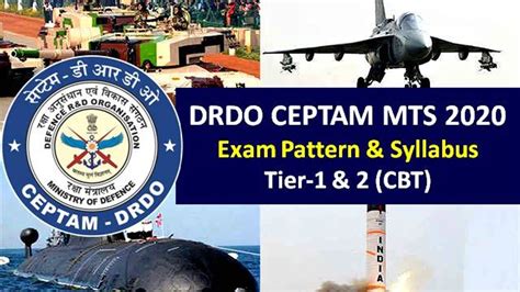 DRDO MTS 2020 CEPTAM Recruitment Check Syllabus Exam Pattern Of Tier