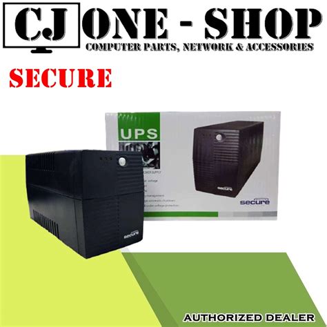 Secure Ups 650va And 1000va With Avr System Shopee Philippines