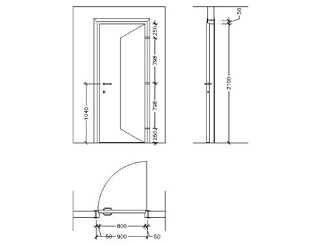 Puerta En Autocad Descargar Cad Gratis Kb Bibliocad