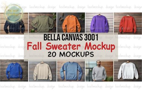 Bundle Vintage Fall Sweatshirt Mockup Graphic By Thebest Mockup