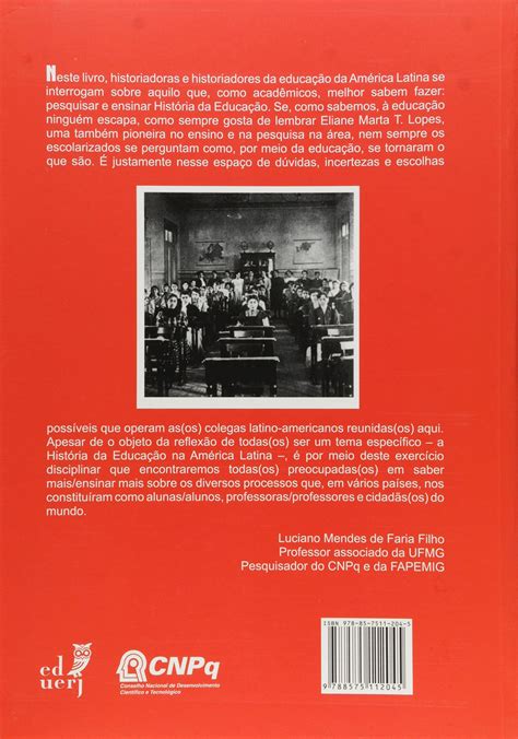 História da Educação na América Latina EdUERJ Editora da Universidade do Estado do Rio de