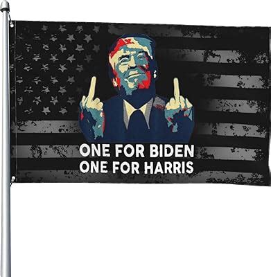 Amazon F K Harris Walz Flag Fuck Kamala Harris Anti Harris Yard Sign Outdoor 4x6 Ft Flag