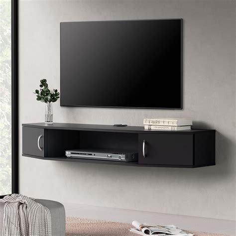 Fitueyes Soporte Flotante Para Tv Montado En La Pared Con Puerta