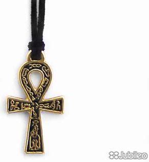 Jubileo pl WISIOREK KRzYŻ ANKH POzŁACANY goth gothic amulety ar4 Ceny