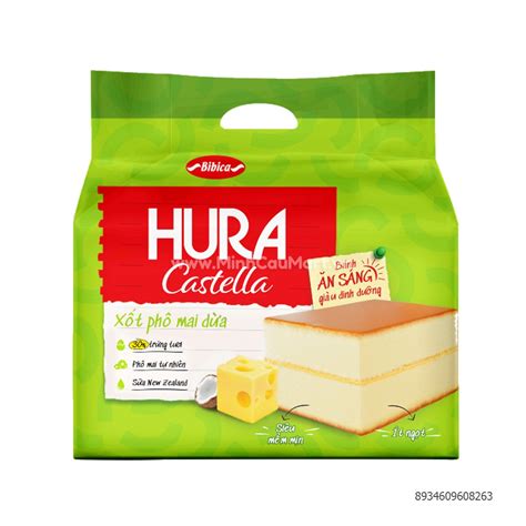 Bánh Bông Lan Hura Xốt Phô Mai Dừa 150g - Minh Cầu Mart - Siêu thị ...