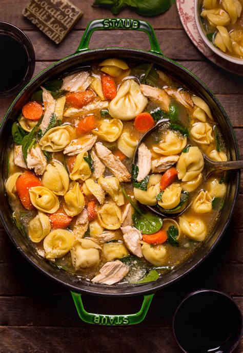 Zuppa Di Tortellini Con Pollo All Italiana Irenemilito It