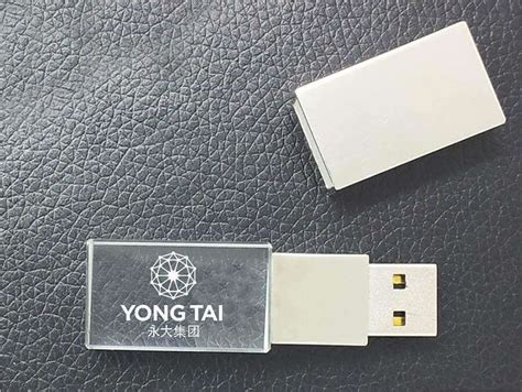 Crystal Usb Flash Drive Cy With Logo Printing Corporate Gifts