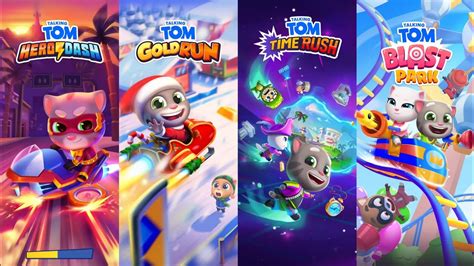 Talking Tom Hero Dash Vs Talking Tom Gold Run Vs Talking Tom Time Rush