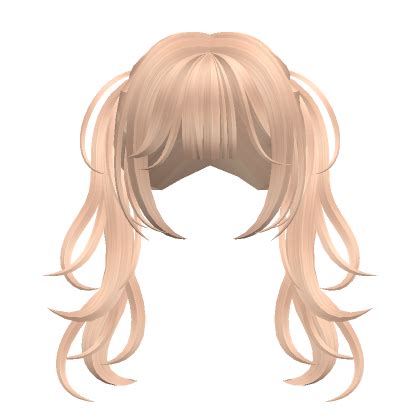 Kawaii Wavy Long Pigtails Blonde Roblox