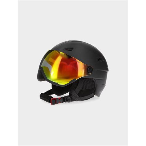 Kask Narciarski Z Goglami H4Z22 KSM001 4F Czarny Sport Shop Pl