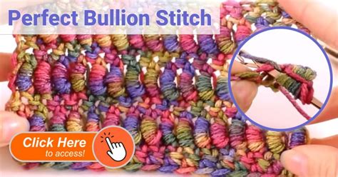 How to Crochet a Perfect Bullion Stitch - Easy Way!