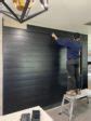 Our Black Shiplap Wall Before After Tips Vilma Iris Lifestyle