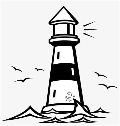 Download High Quality Lighthouse Clipart Outline Transparent Png Images