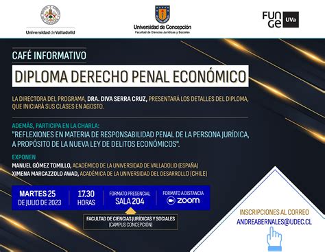 Diploma en Derecho Penal Económico jur udec cl