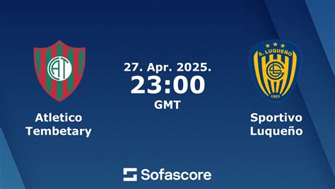 Atlético Tembetary X Sportivo Luqueño - Atletico Tembetary vs Sportivo Luqueño live score, H2H and lineups ...