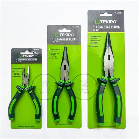 Jual Tekiro Tang Lancip 4 5 6 8 Inch Long Nose Pliers Shopee Indonesia